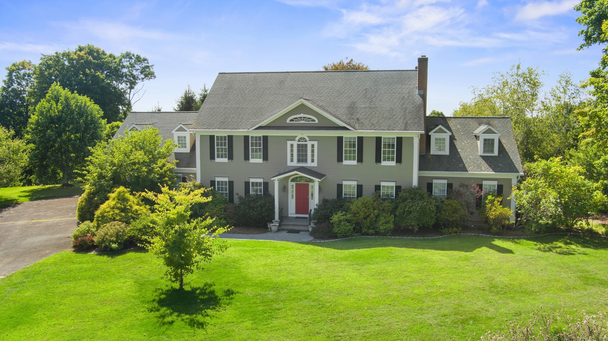 front view of house with a yard