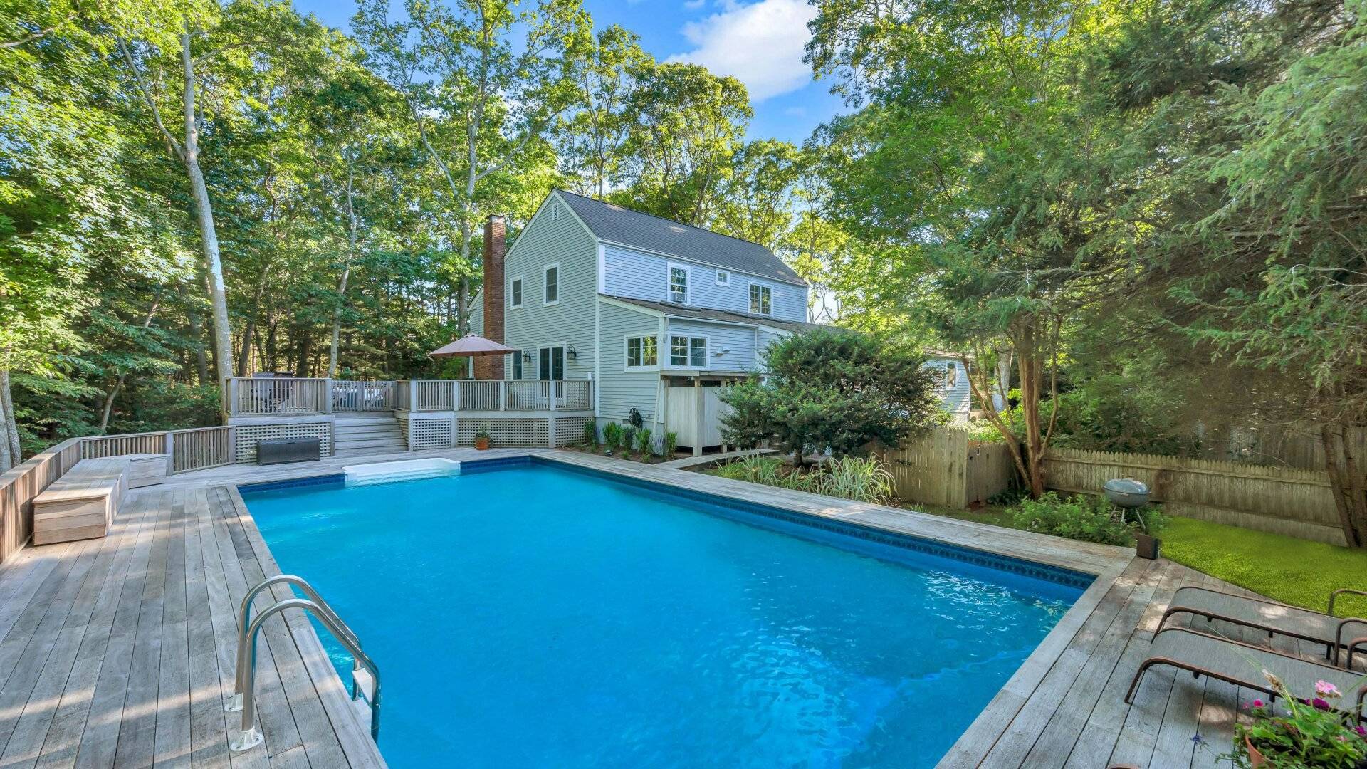 a view of a house with pool