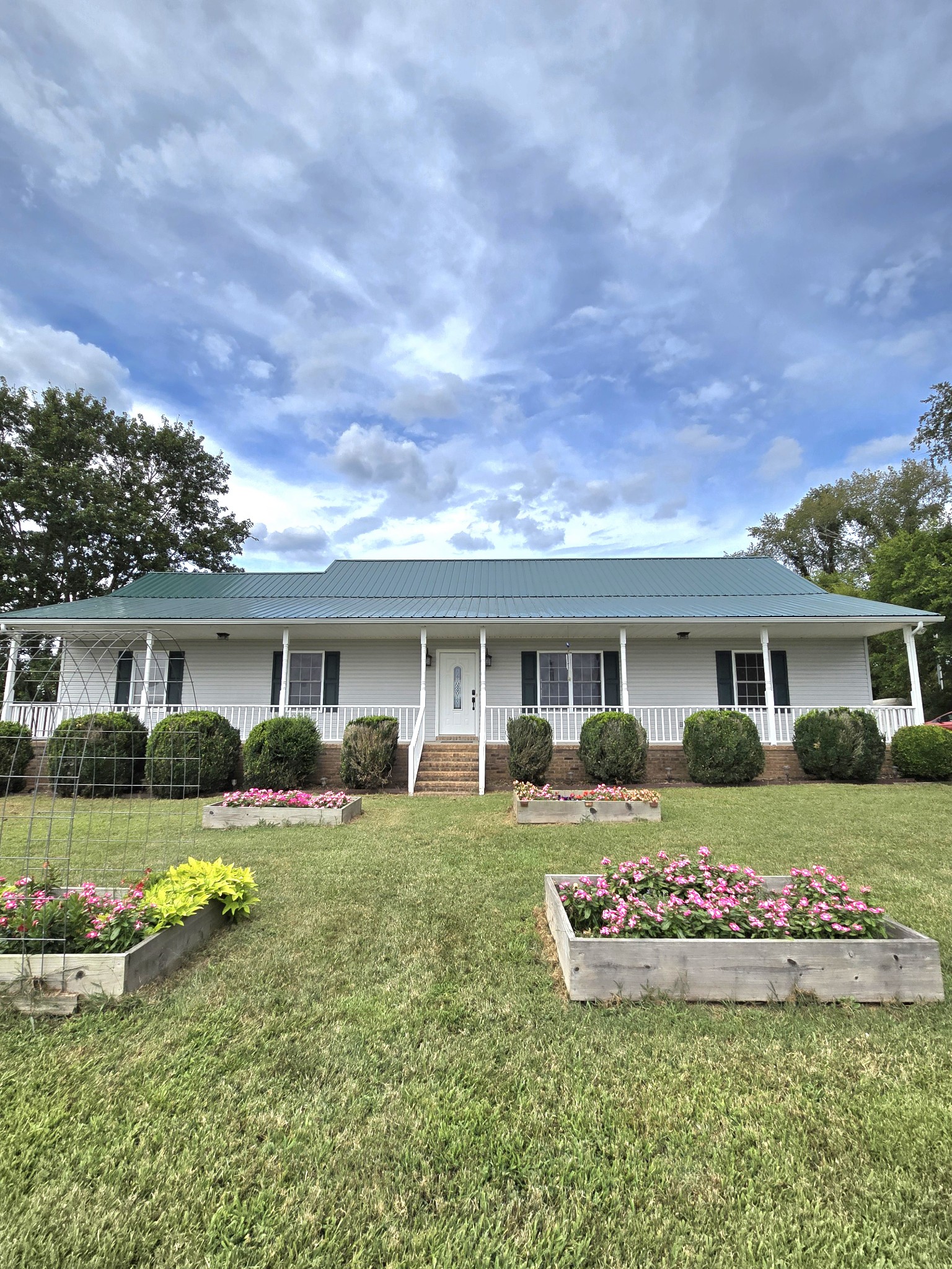 Welcome to blue skies and sometimes rainbows in a sweet home like this.