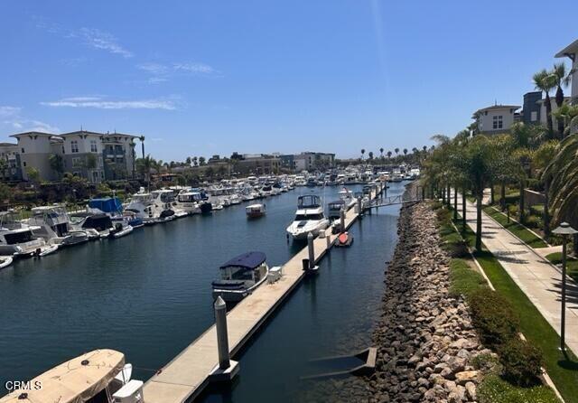 a view of a city and an ocean view