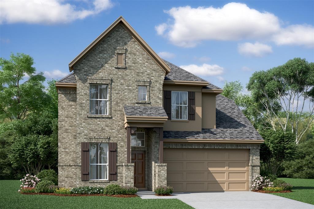 Stunning Ashville home design by K. Hovnanian Homes with elevation A in the beautiful Windrose Green. (*Artist rendering used for illustration purposes only.)