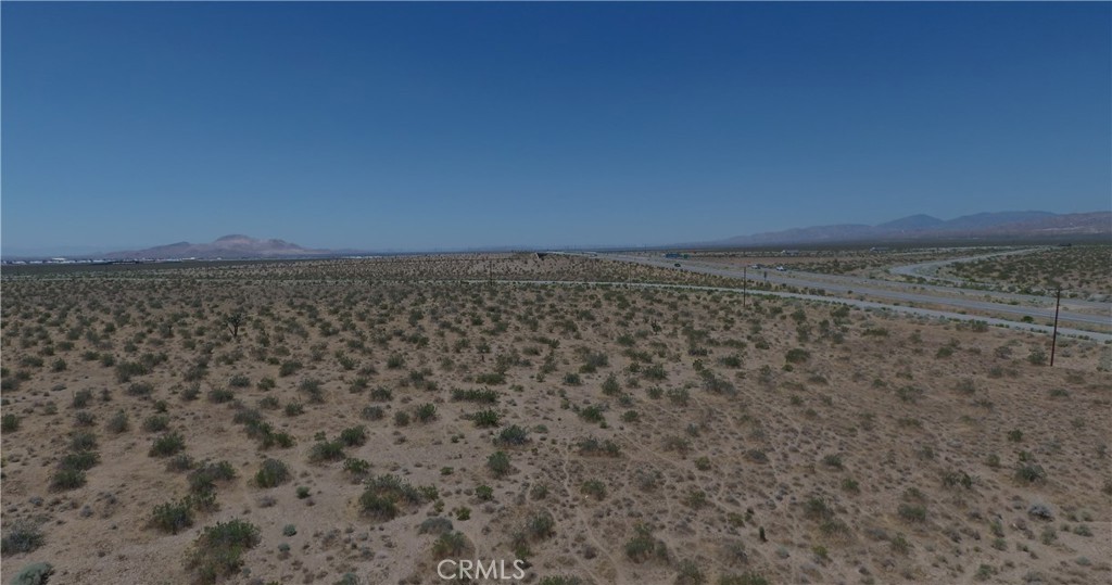 Ariel view of SR-58 and SR-14 interchange