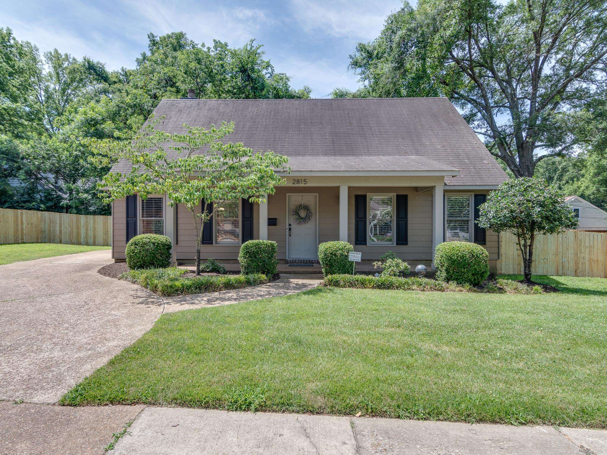 The front porch ups the curb appeal of this home!