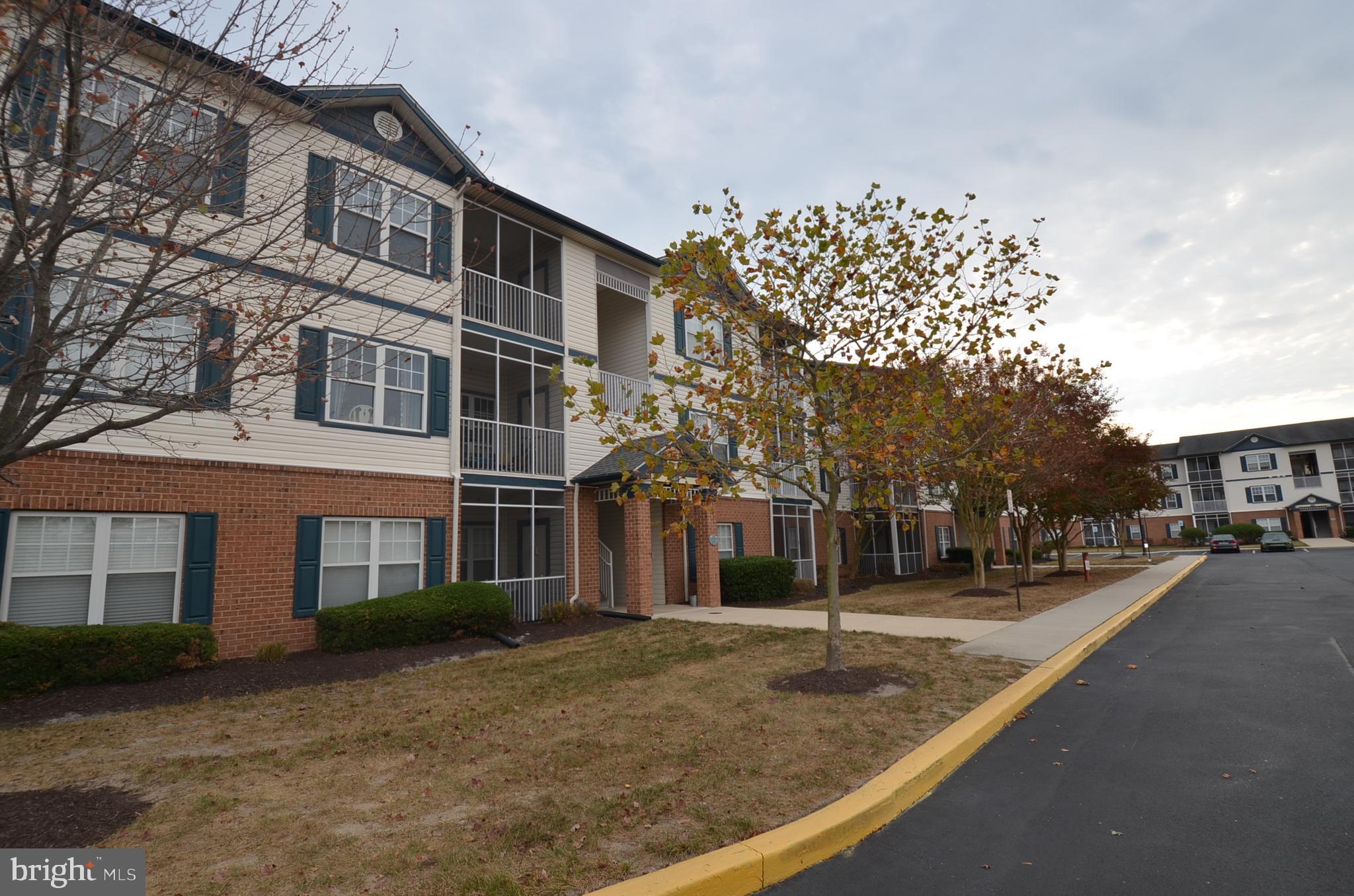 a front view of a building with entertaining space