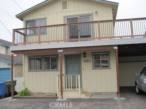 a view of a house with a porch