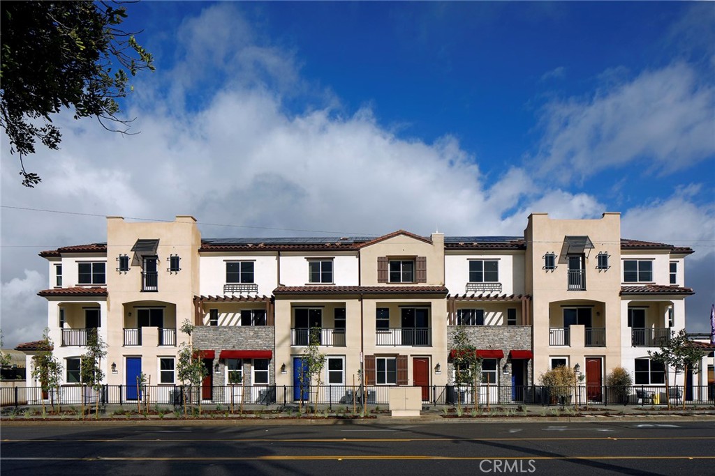 a view of large building with a street