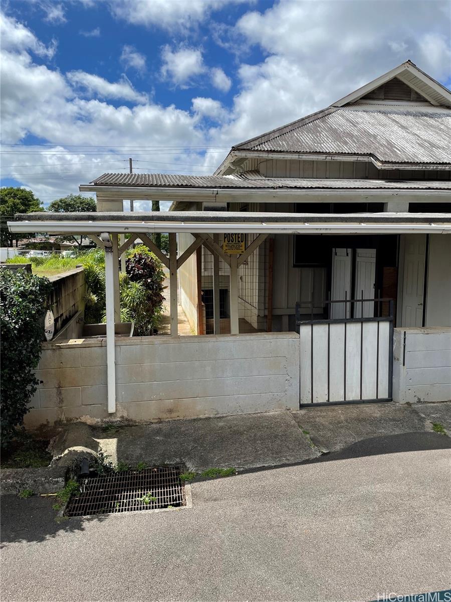 a front view of a house with a garage