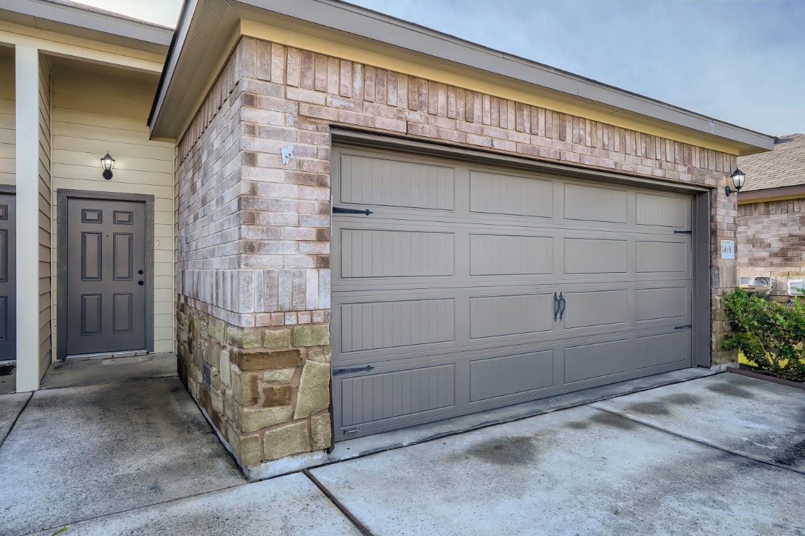 a view of front door