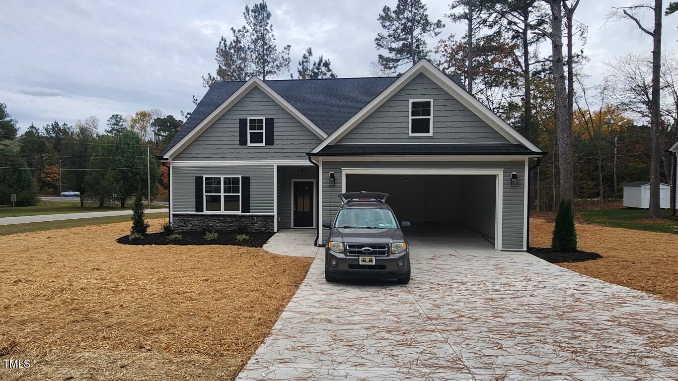 a house view with a outdoor space