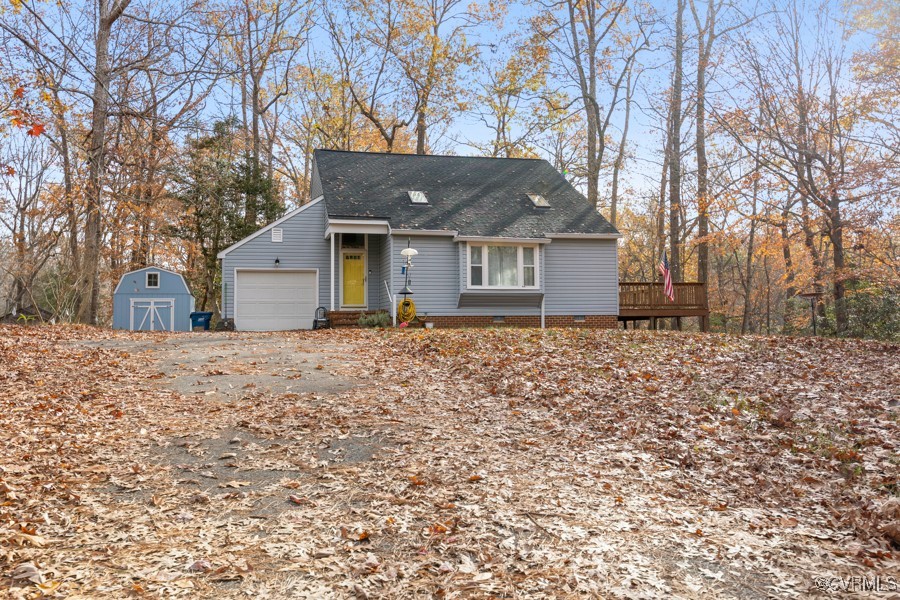 front view of house with a yard