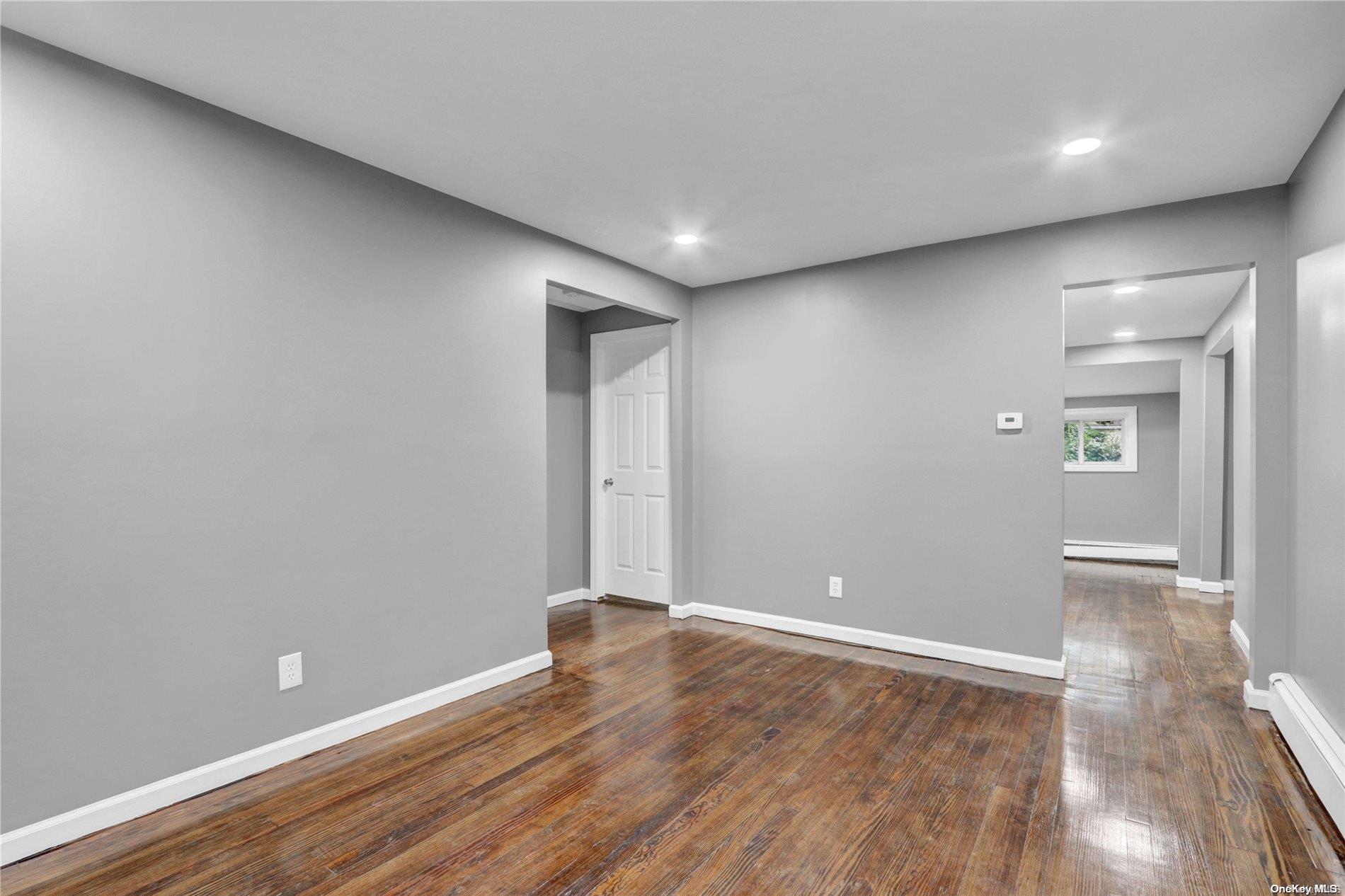 wooden floor in an empty room