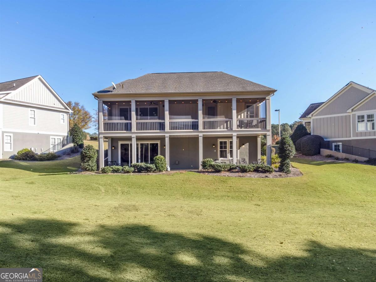 a view of a house with a swimming pool