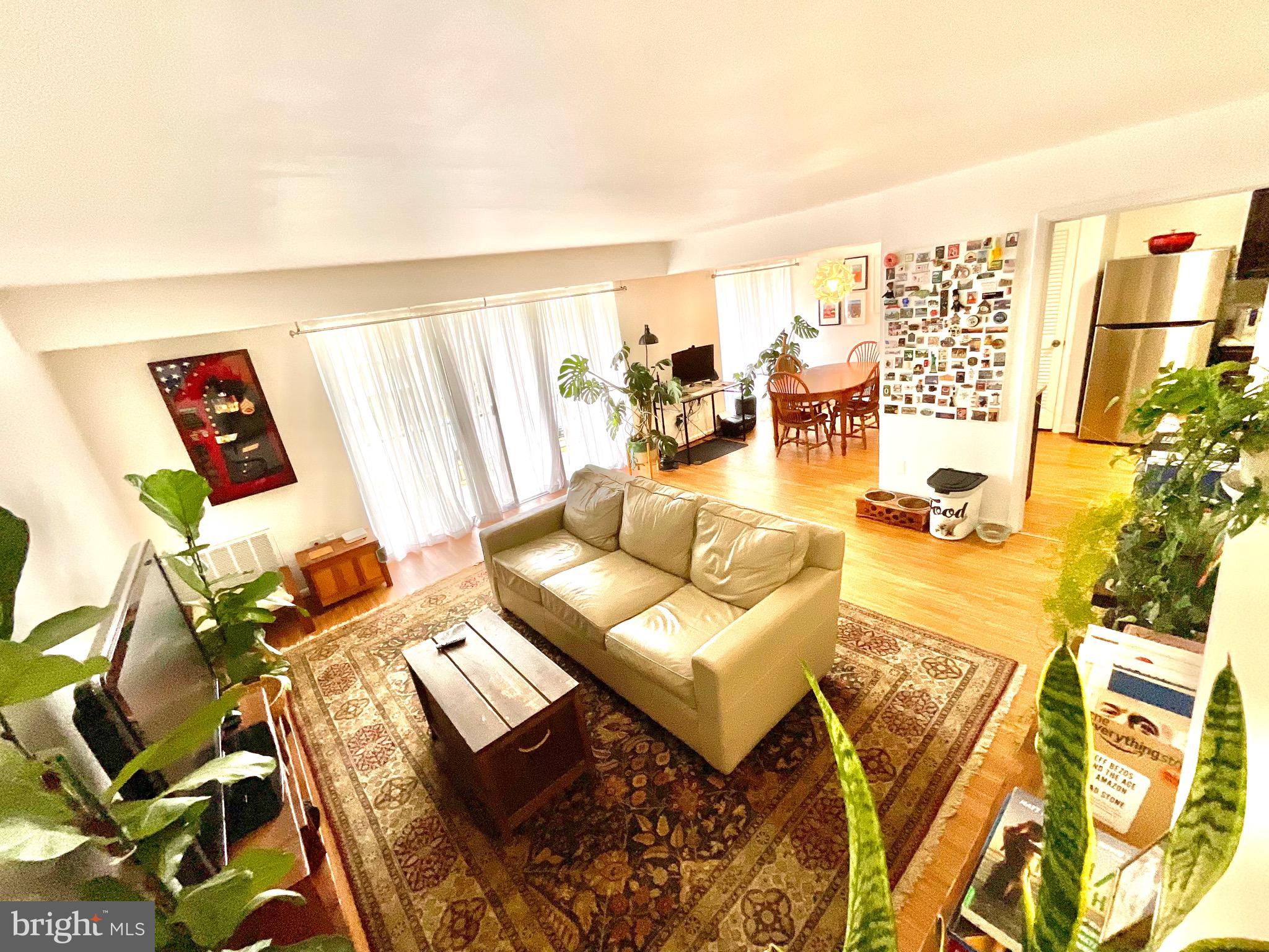 view of living room with furniture and a flat screen tv