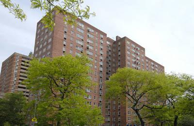 a view of a large building