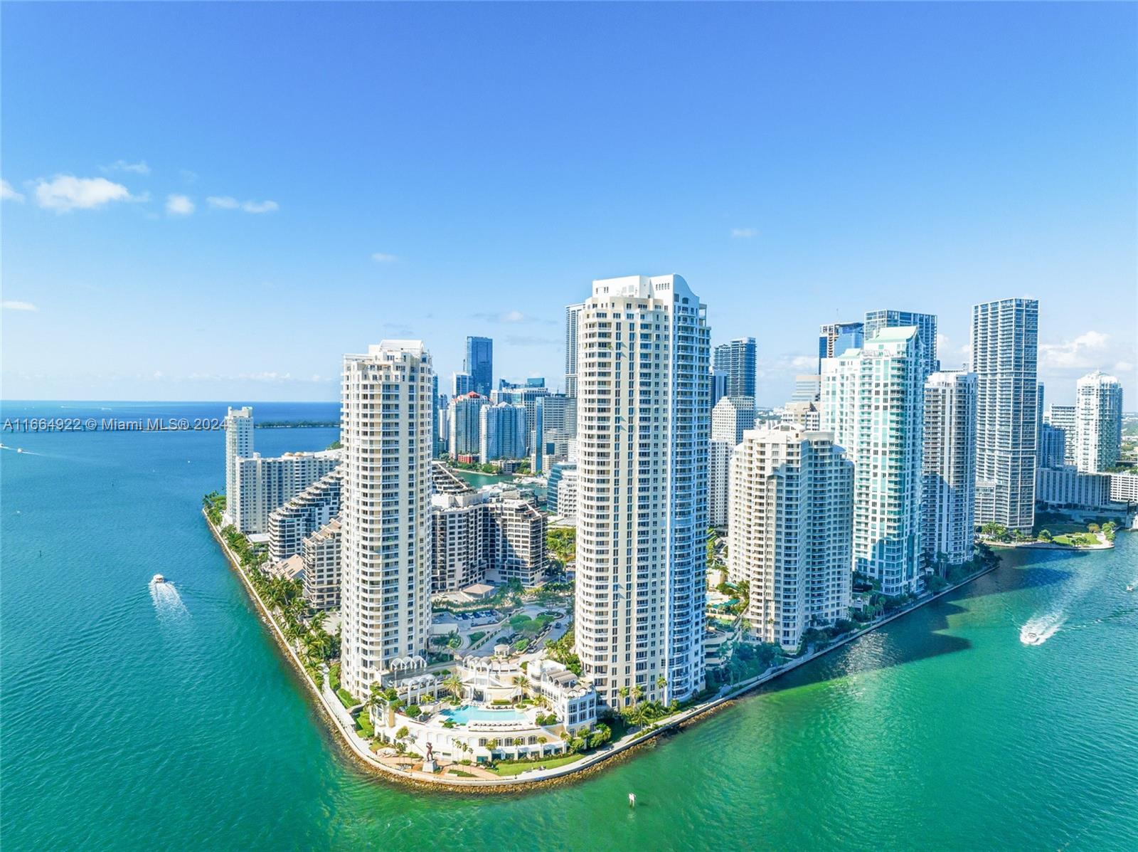 a view of a city with tall buildings