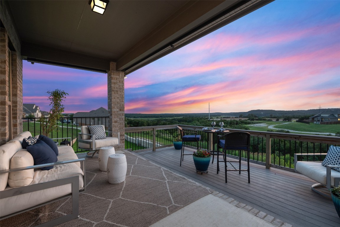 Breath taking views from the extended back deck!