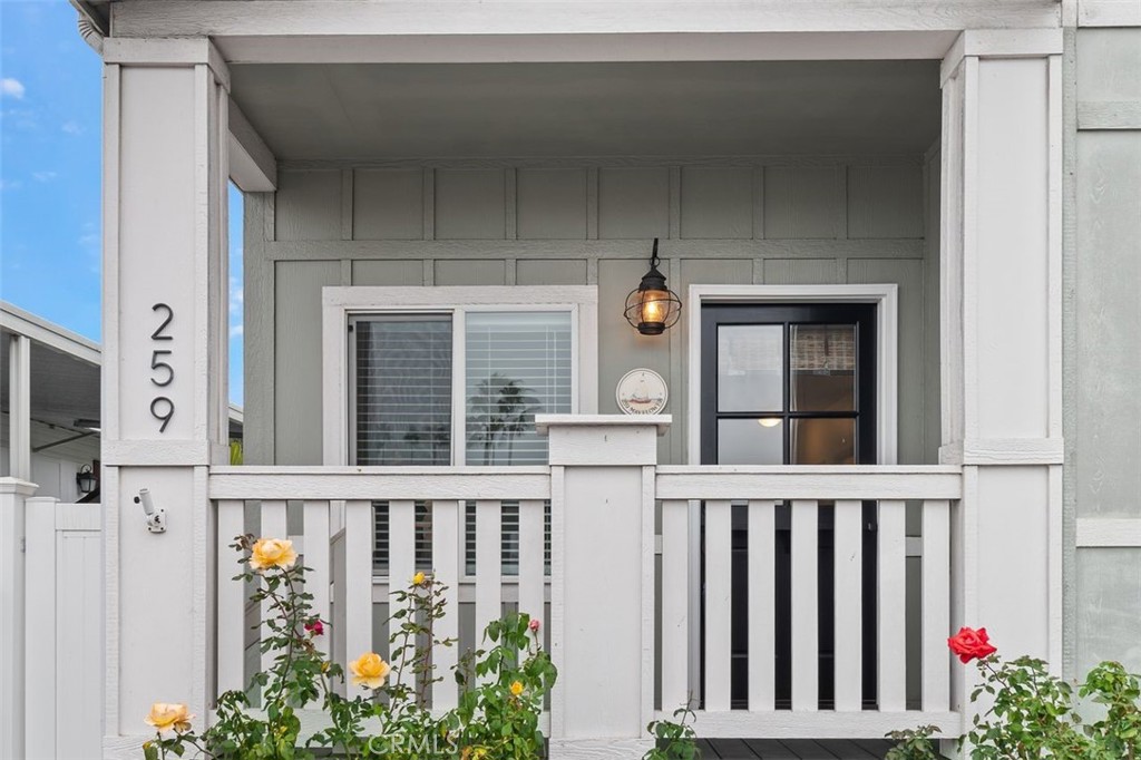 Welcoming front porch and dutch door greets you and your guests!