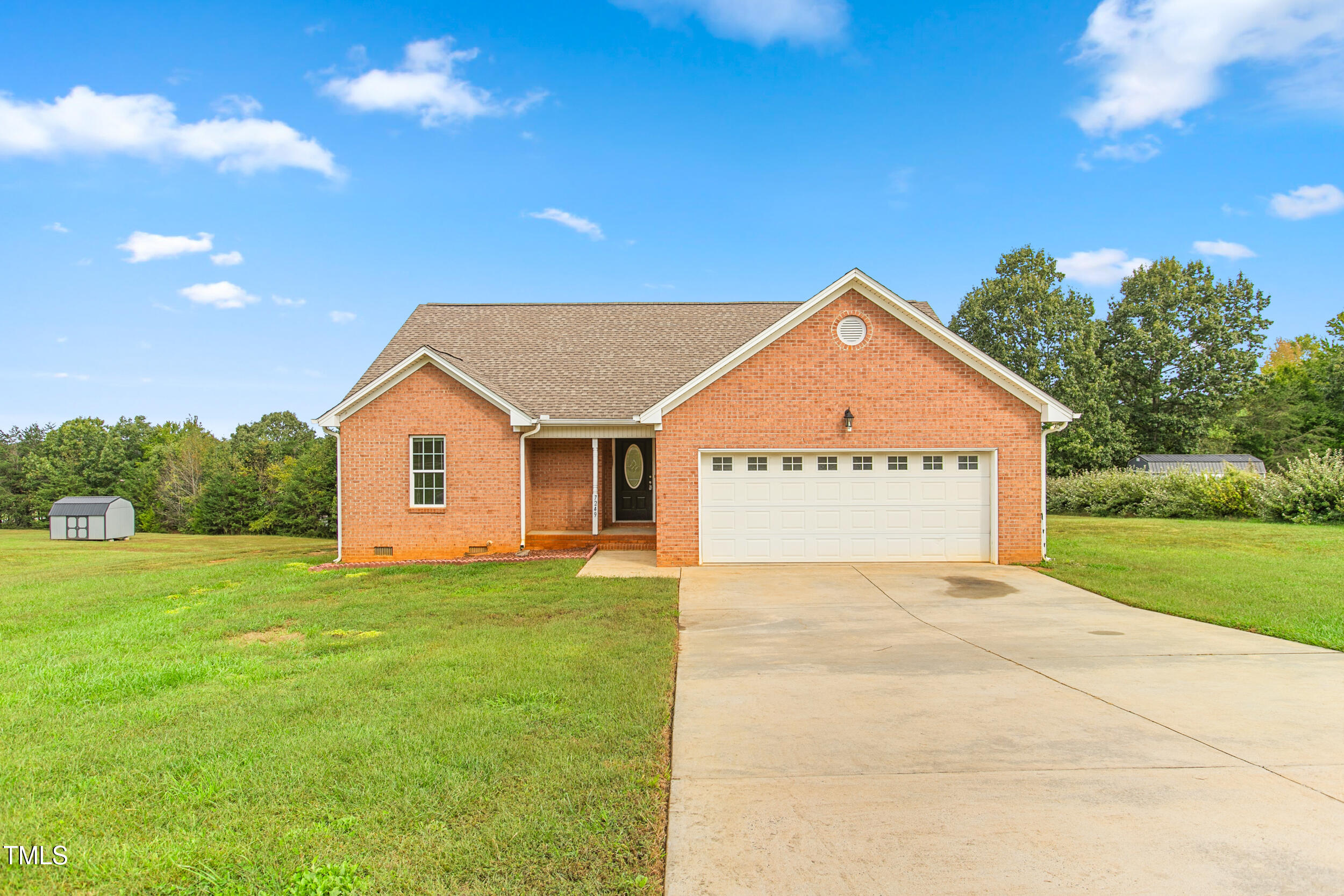 Front View with Driveway