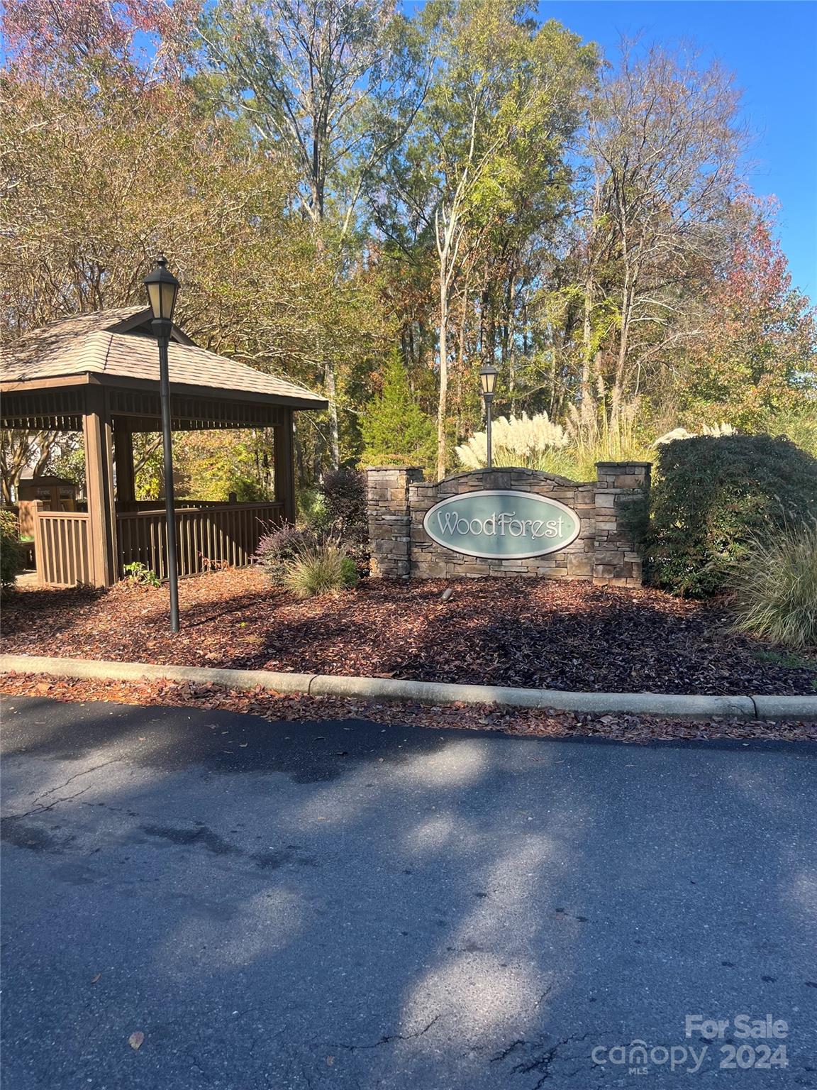 a view of a outdoor space with street view