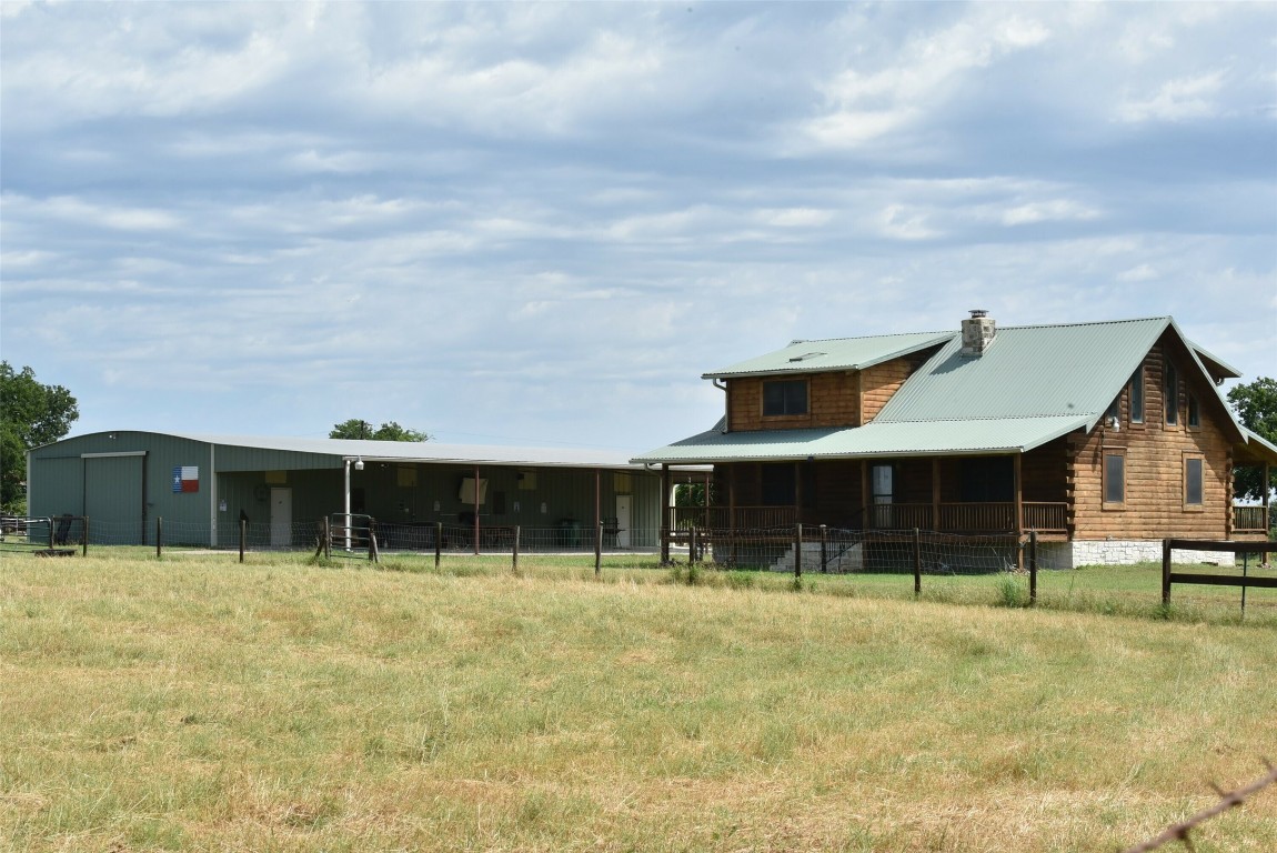 a view of a house with pool