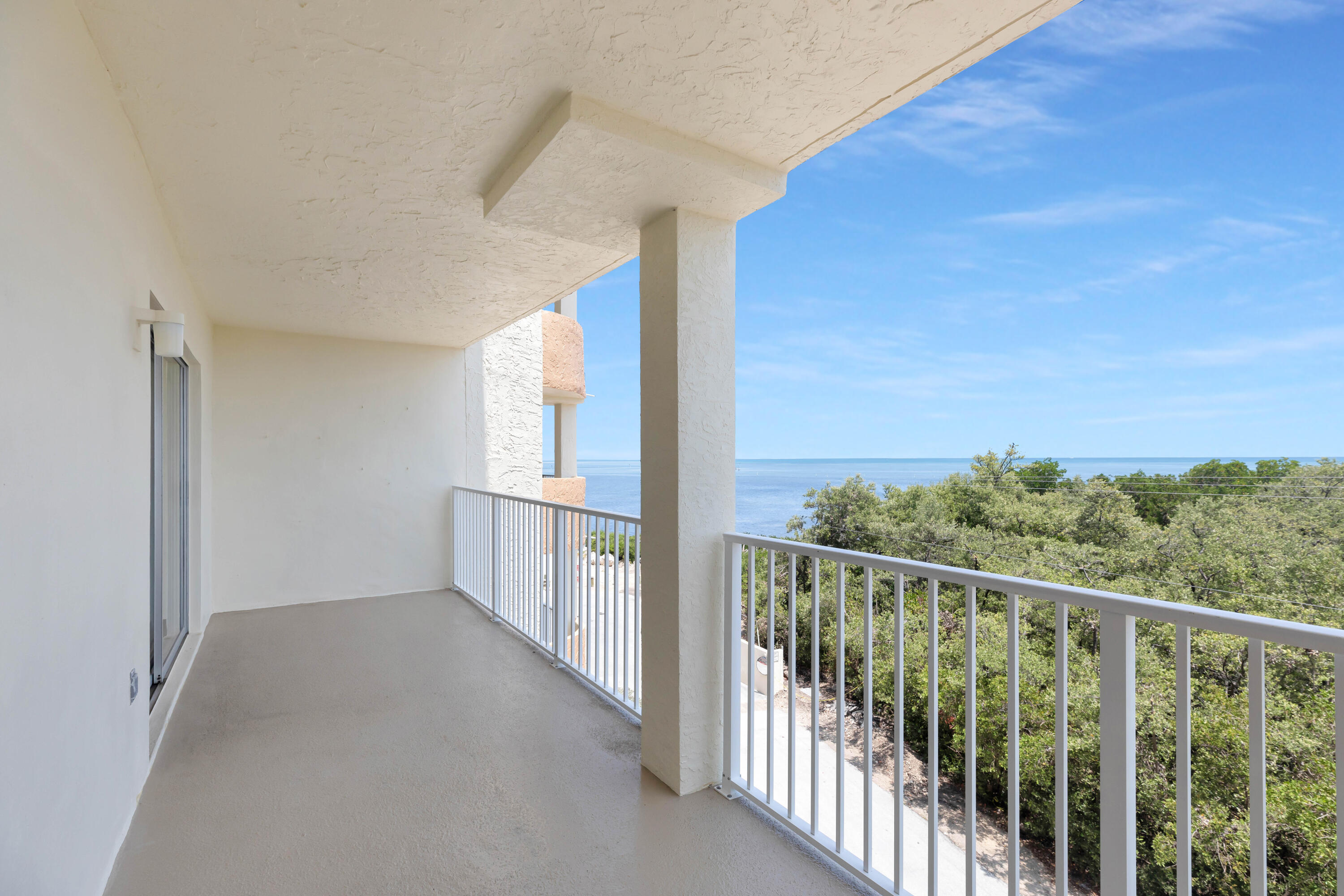 a view of a balcony