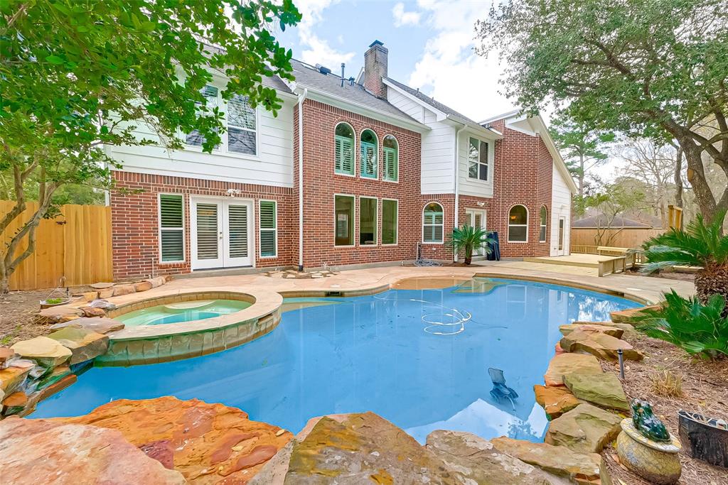 a view of outdoor space yard and swimming pool