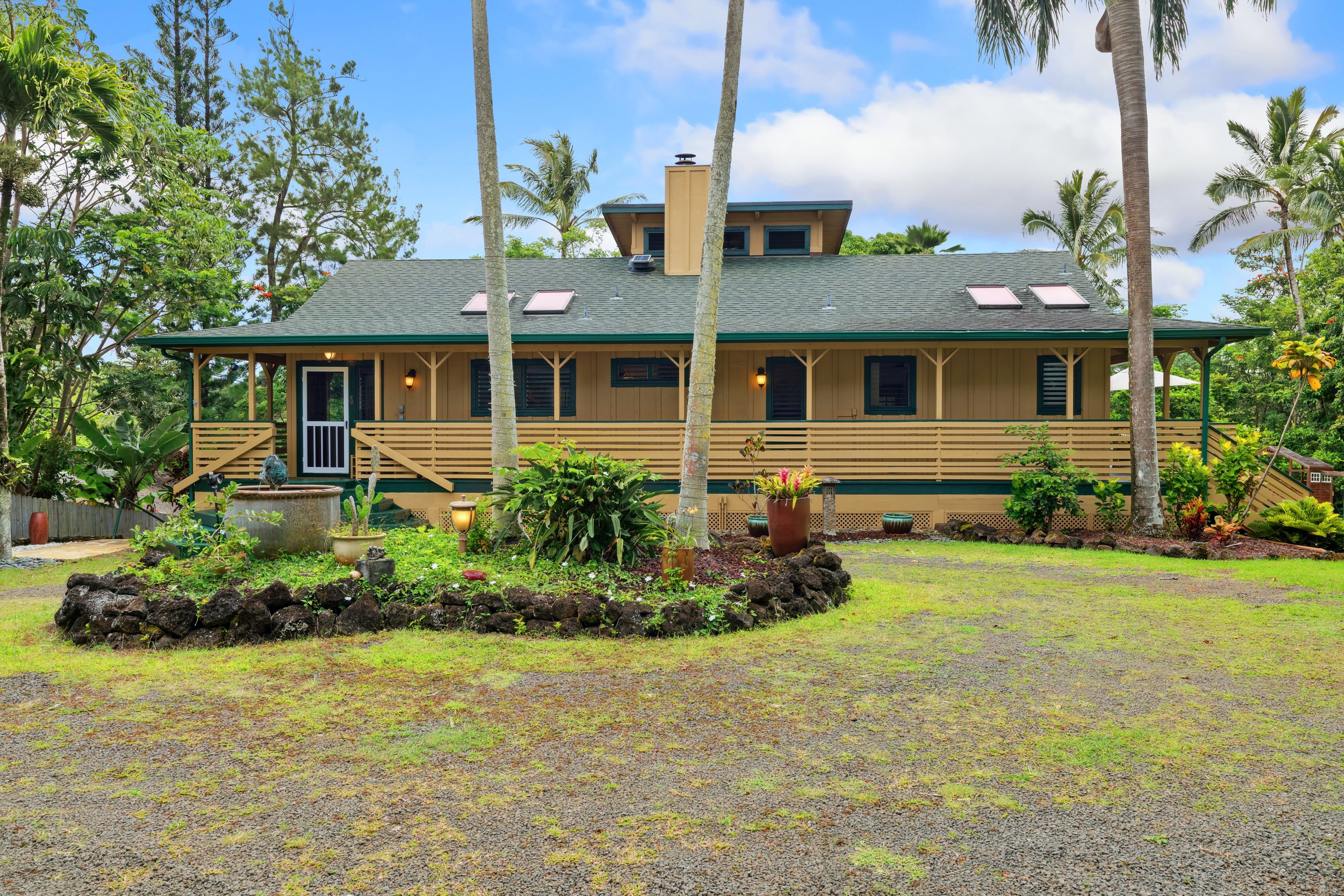 front view of house with a yard