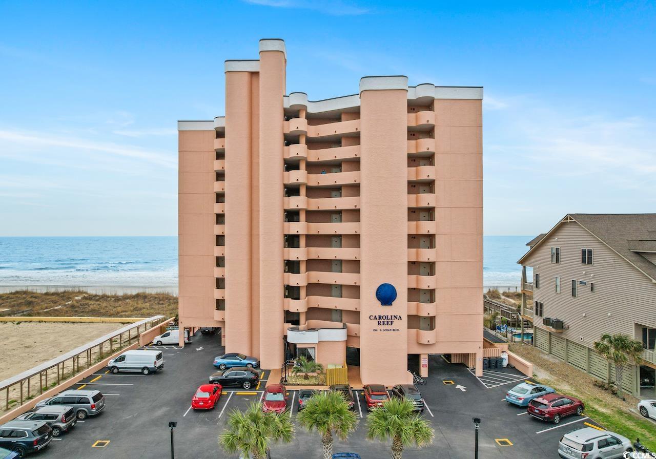 View of property featuring a water view