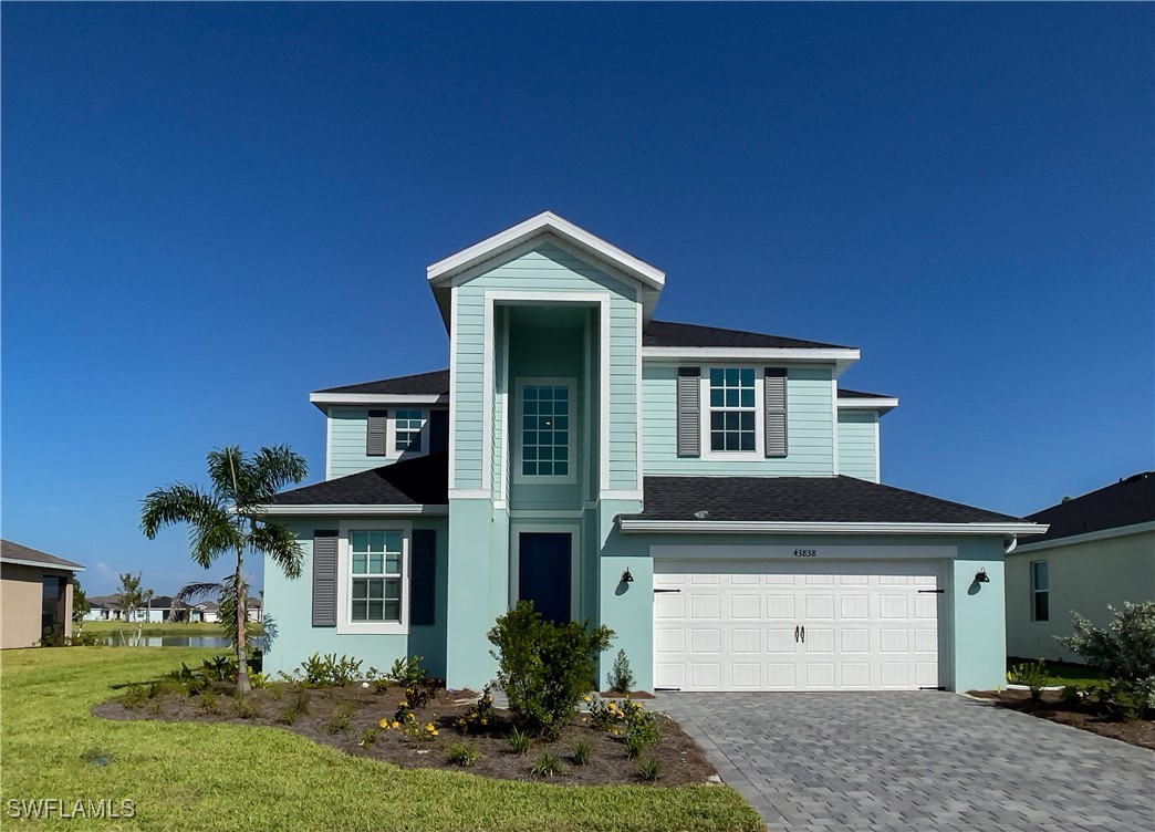 a front view of house with yard