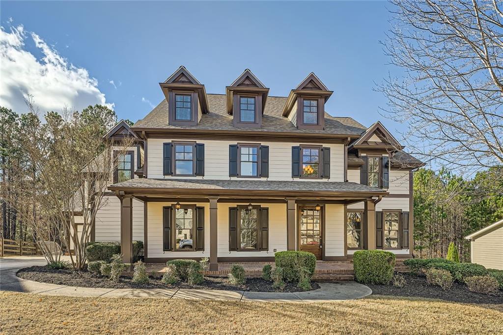 front view of house with a yard