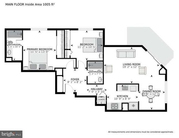 $679,000 | 7500 Woodmont Avenue, Unit S207 | The Chase at Bethesda