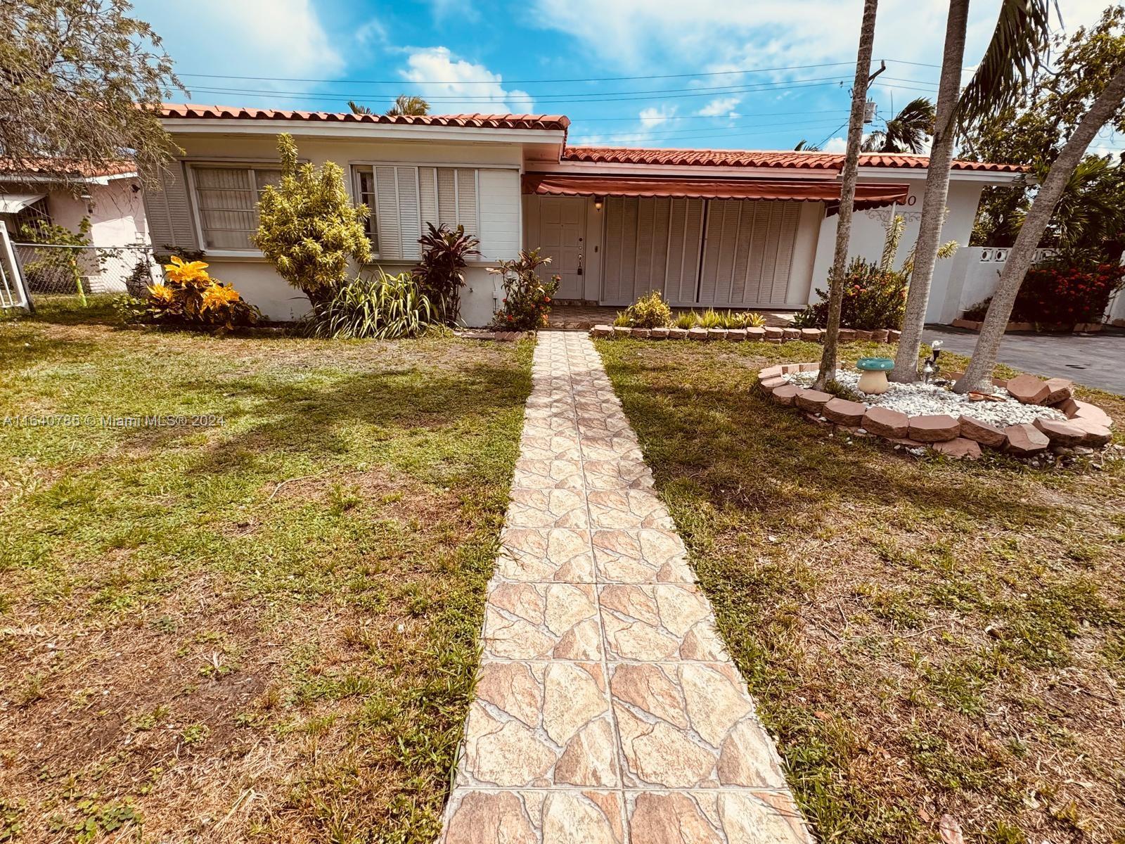 a view of a house with patio