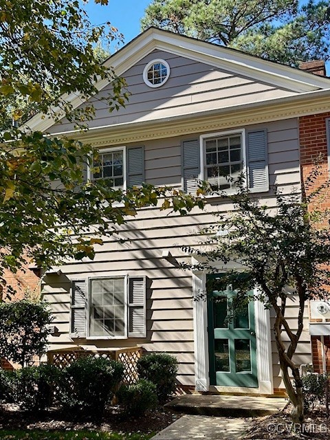 front view of house with a street