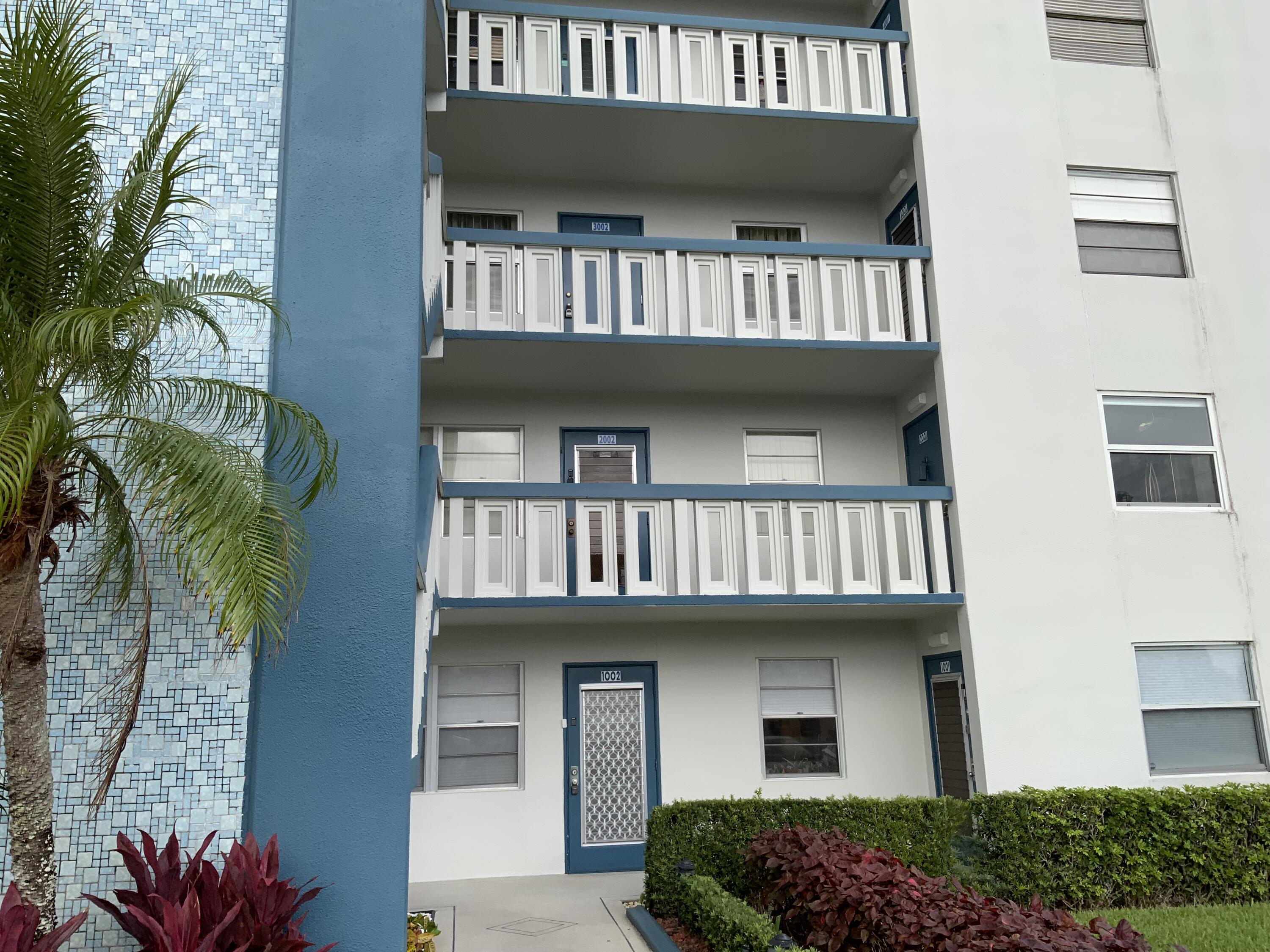 a view of a house with a balcony