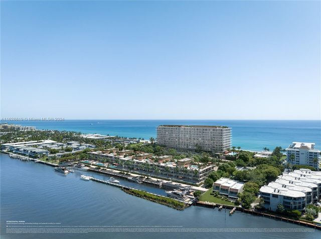 $9,220,900 | 1180 Hillsboro Mile, Unit 205I | Deerfield Beach Island