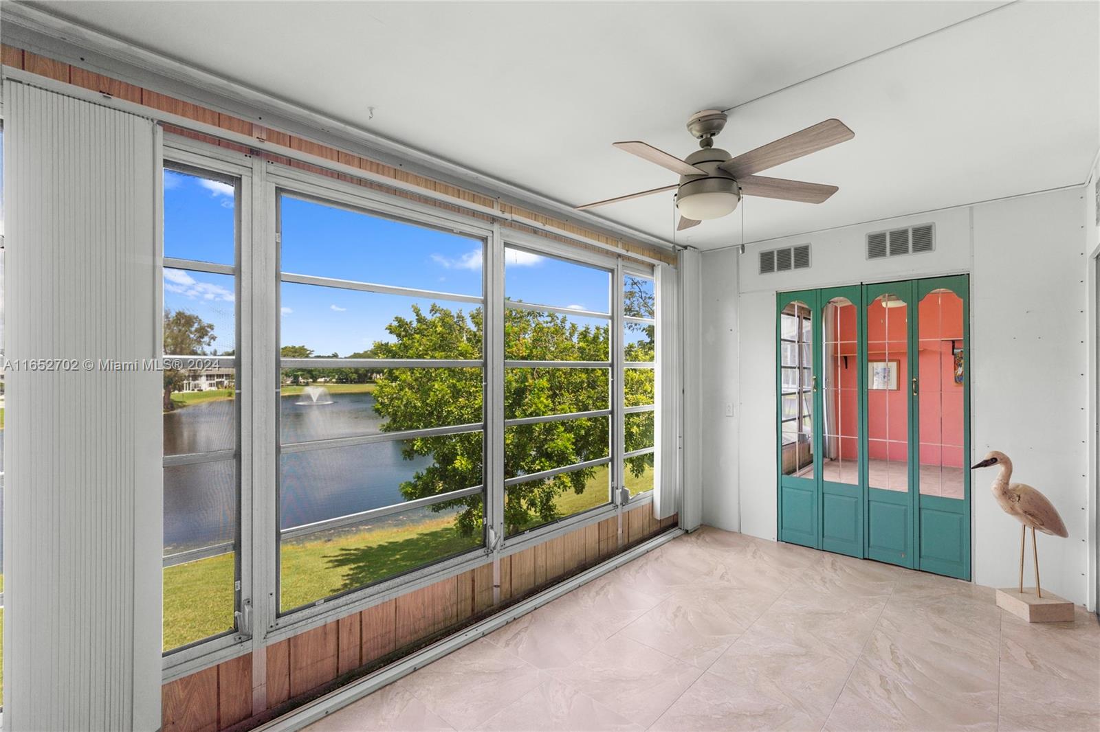 a view of front door