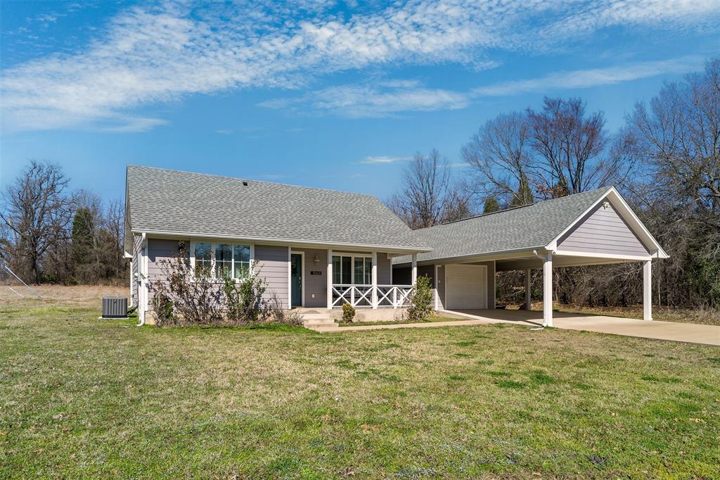 a front view of house with yard