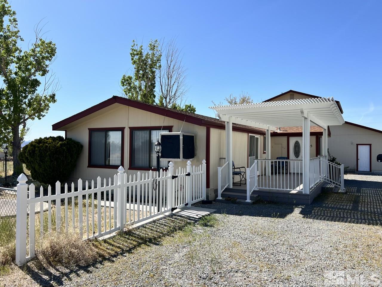 a front view of a house with a porch