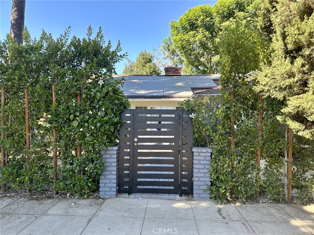 a view of outdoor space and has lots of bushes