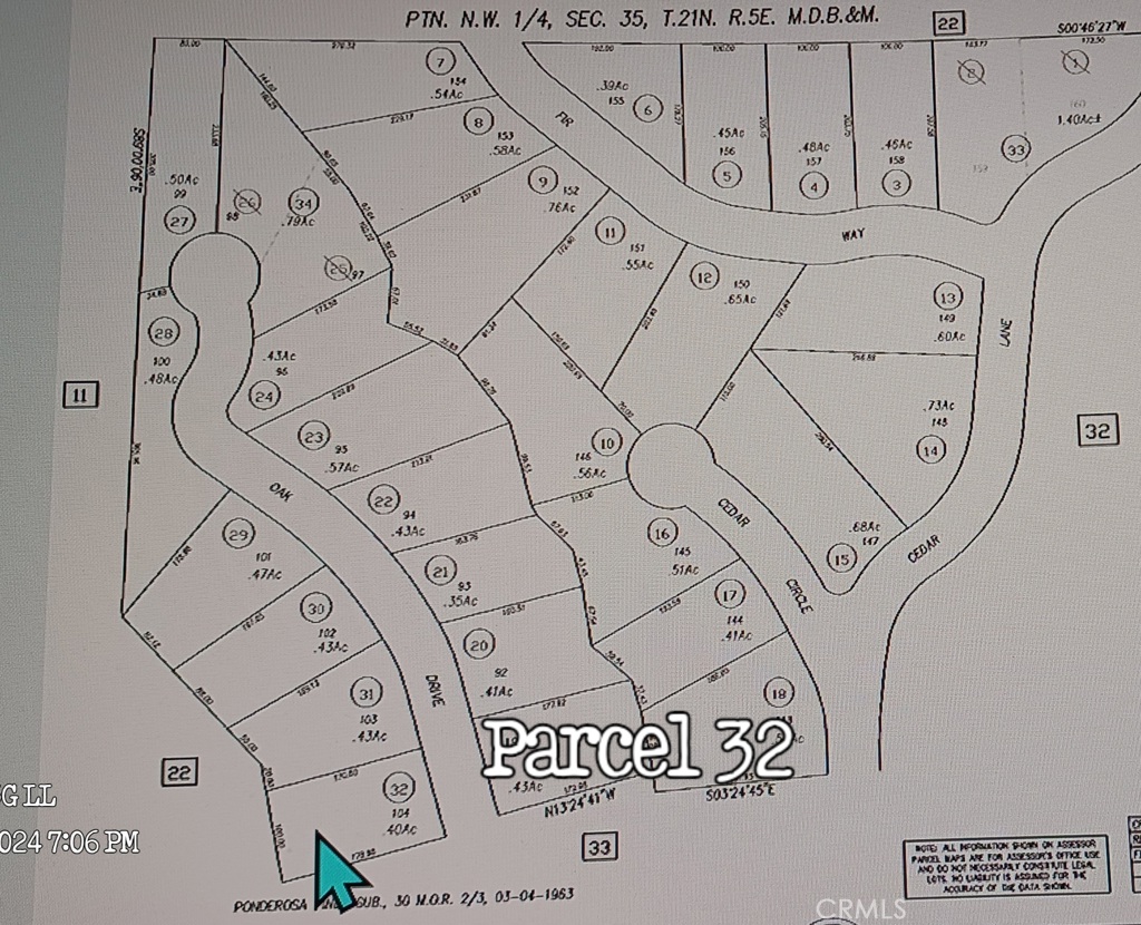 Apn Map parcel 32