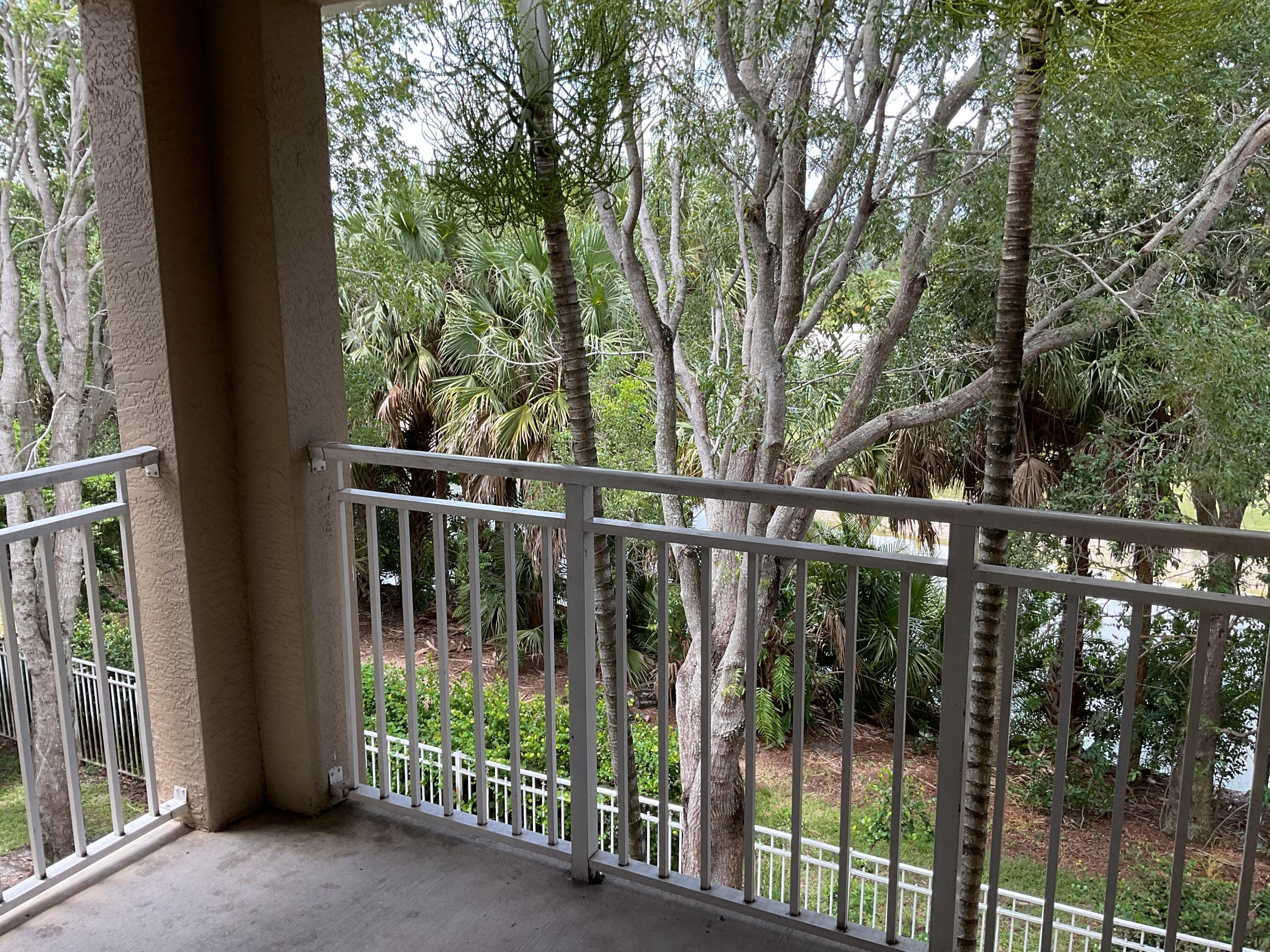 a view of a balcony