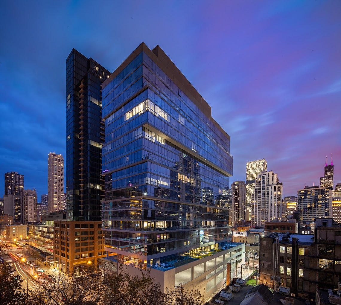 a view of a house with a city view