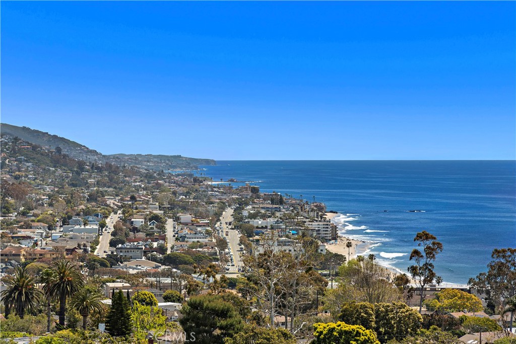 a view of city and ocean