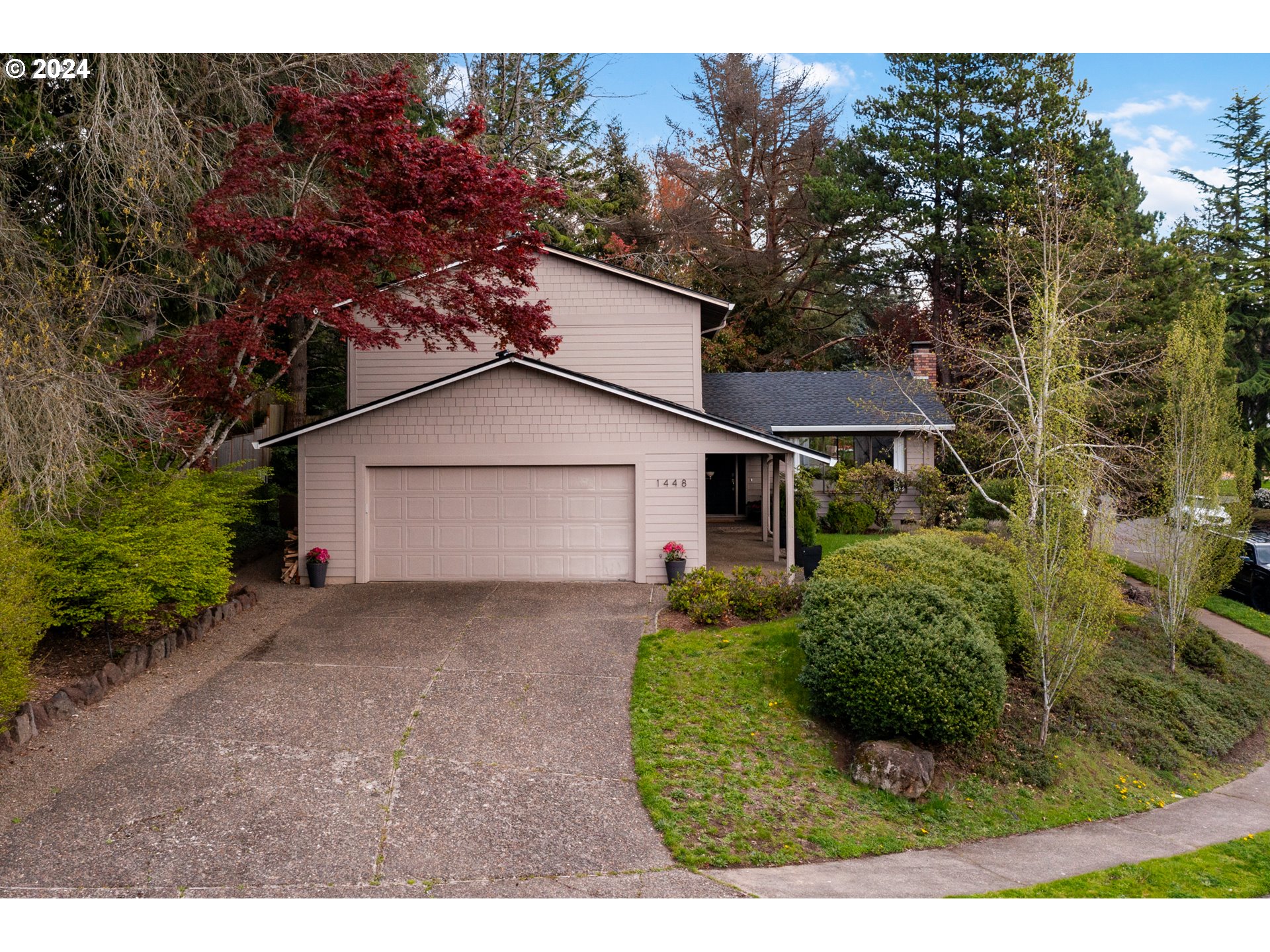 a view of outdoor space and yard