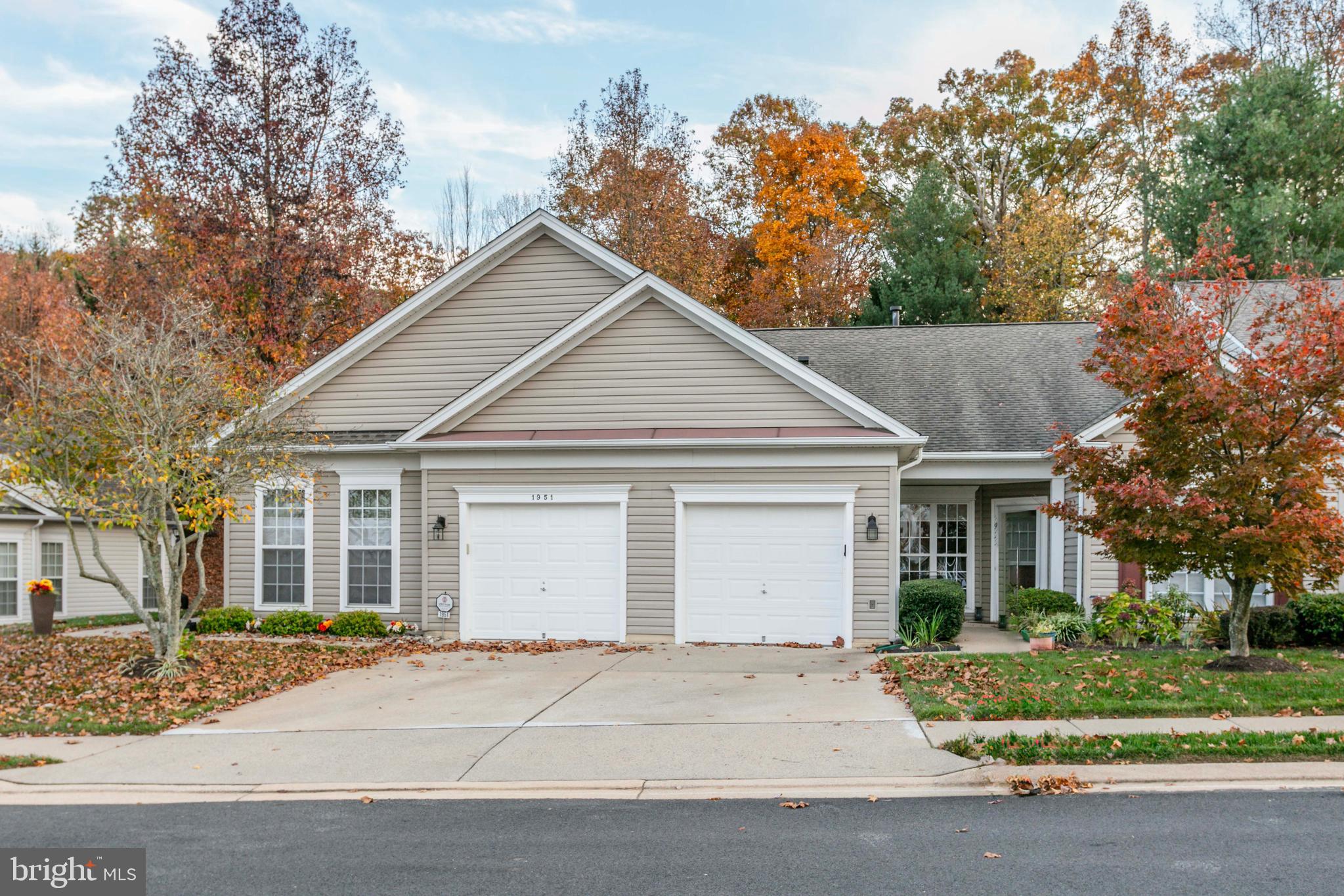 front view of house with a yard