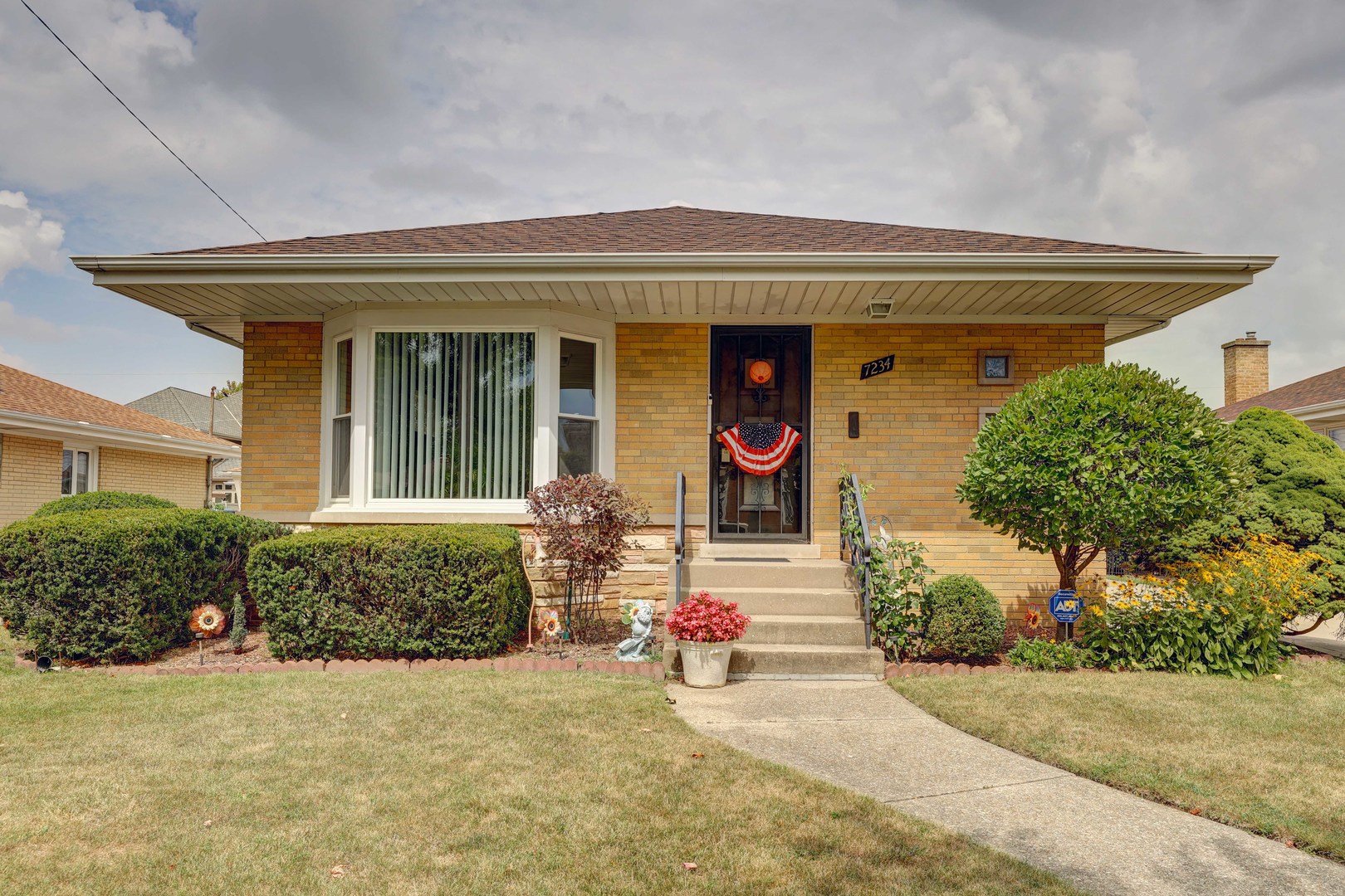 front view of a house