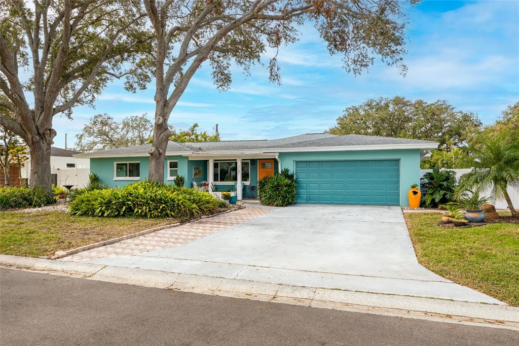 front view of house with a yard