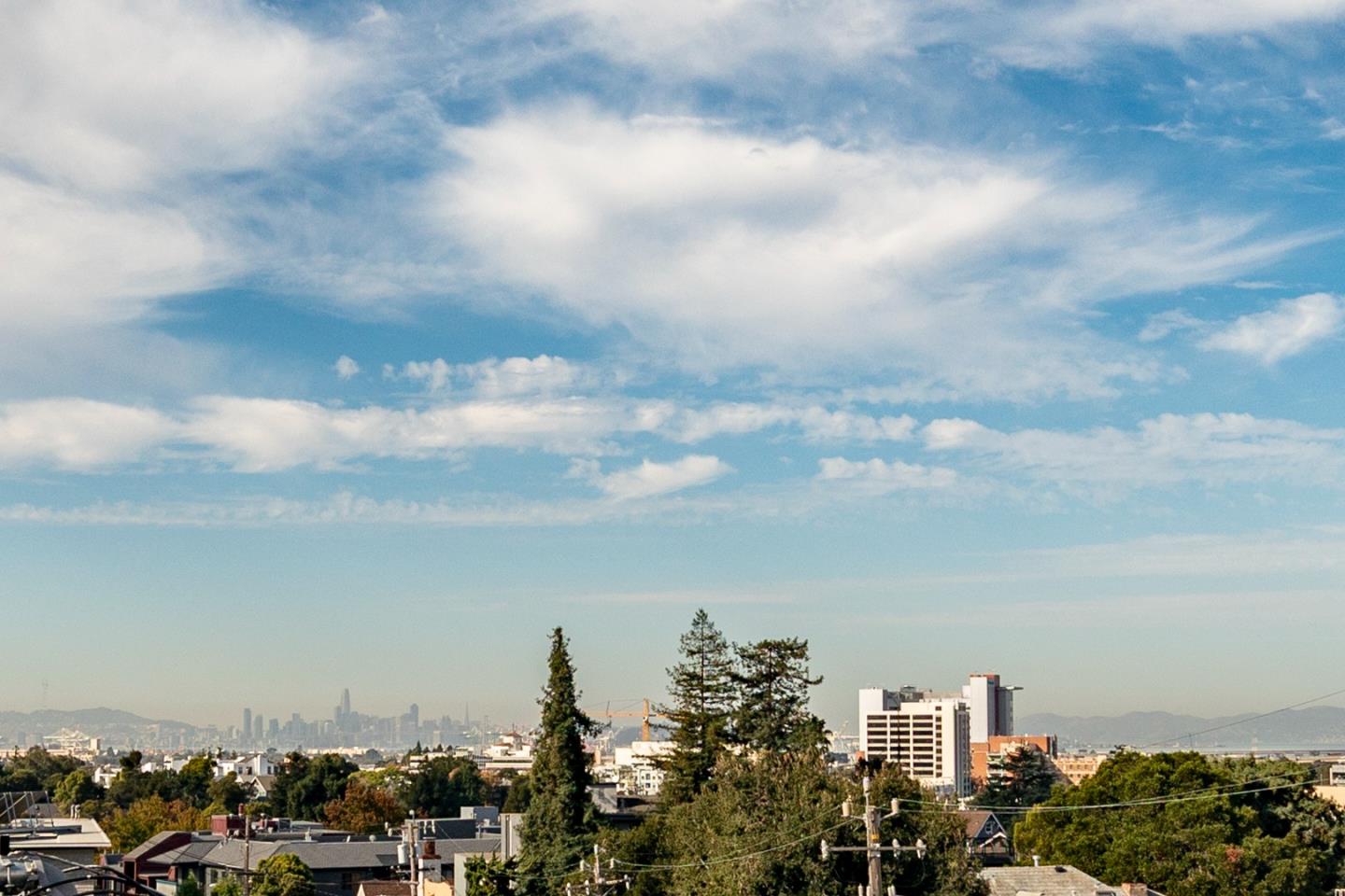 a view of a city with lots of buildings