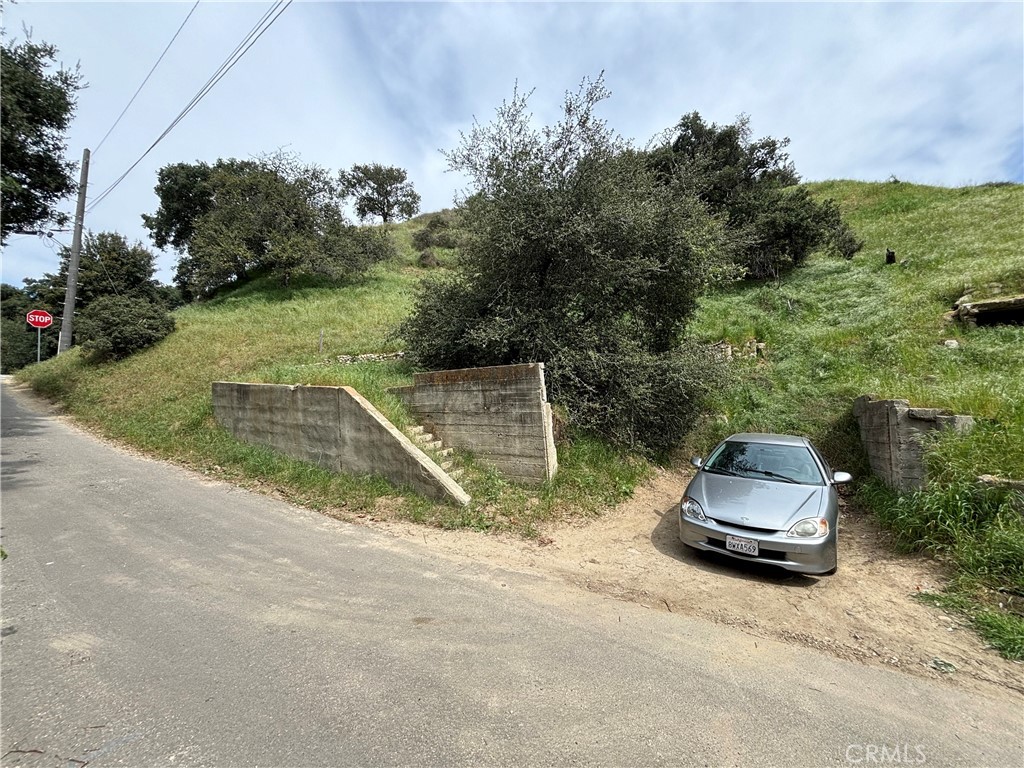 a car parked on the side of the road