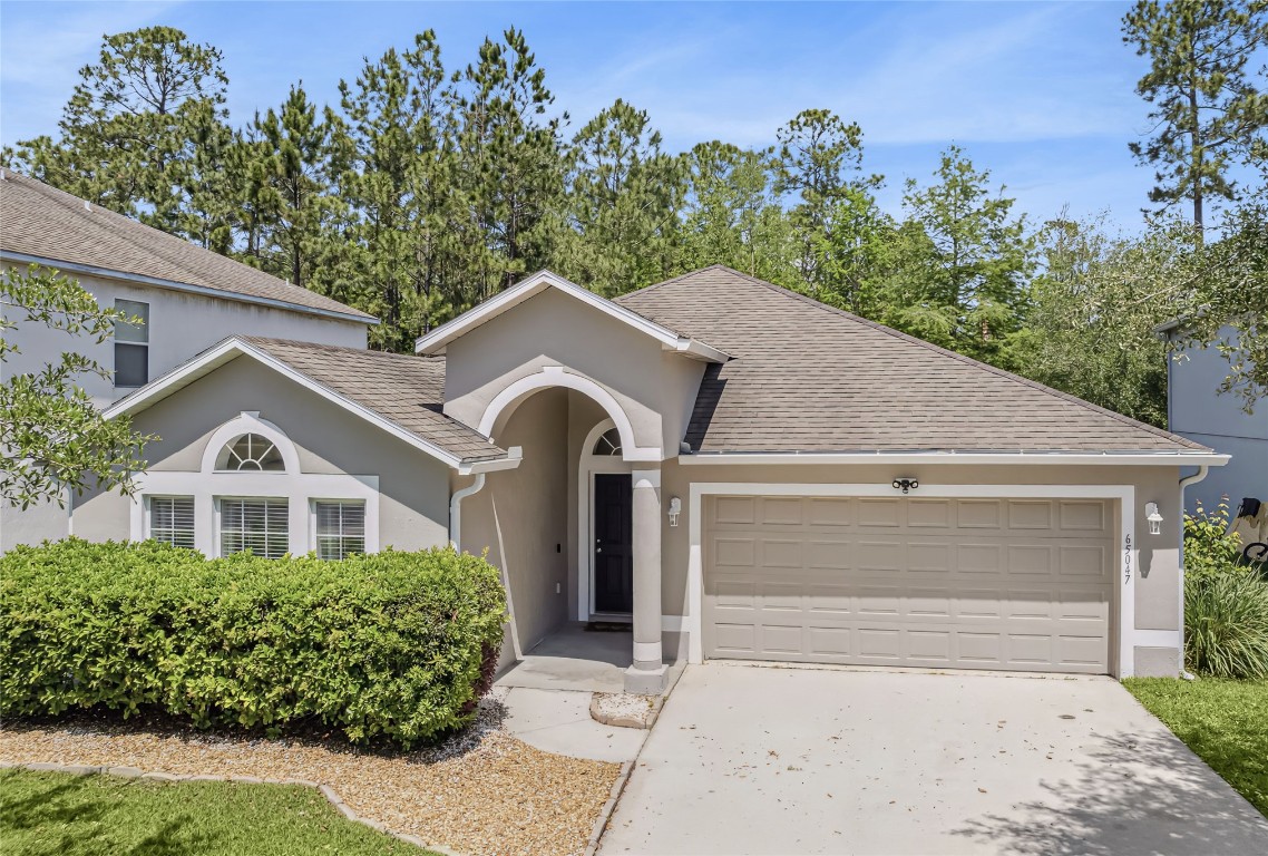 front view of house with a yard